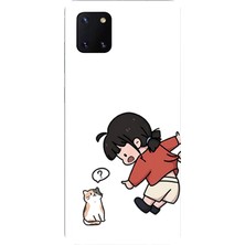 TechTree Samsung Galaxy Note 10 Lite Uyumlu Zorla Çekiştirilen Sevgili - Çift Kombini Baskılı Silikon Kılıf