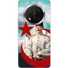 TechTree Honor Magic 7 Lite Uyumlu Gençlik Yılları Atatürk Baskılı Silikon Kılıf