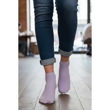 Meine Liebe Unterwäsche Dikişsiz Bambu Kısa Çorap Lila