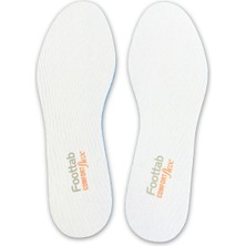 Nefes Alan Beyaz Soft Comfort Tabanlık, Rahat Kumaş Ayakkabı Için Çift