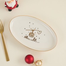 Aryıldız New Year Love Kayık Tabak 20 cm