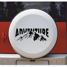 Sticker Usta Macera Dağ Adventure Offroad Sticker - 4x4 Off Road Avcı Kamp Sticker - 00233