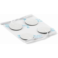 Yumuşak ve Ekstra Yapışkanlı Yuvarlak Tens Pedi 4'lü Set