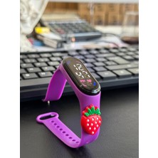 Renkli Dijital Çocuk Saati, Dokunmatik Ekran, Su Geçirmez, Eğlenceli Tasarım