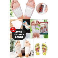 10'lu Bitkisel Detoks ve Toksin Atıcı Ayak Bandı Seti