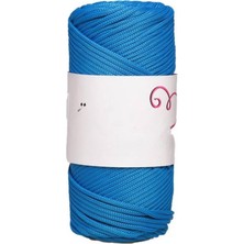 Makrome Ipi 3mm Polyester Mavi