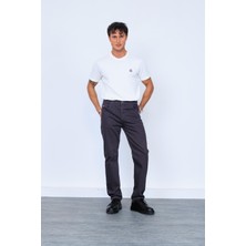 Antrasit Parça Boya Gabardin Pantolon