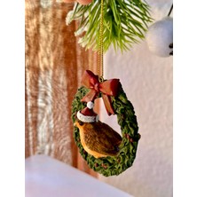 New Bliss Lüks Tasarım Asılabilir Mini Yılbaşı Çelenk