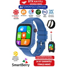 Çocuklar Için Akıllı Gps Saat, Wi-Fi ve Sim Kart Desteği, Lacivert