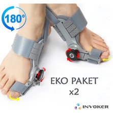 Ayarlı Halluks Valgus Düzeltme Aparatı, Gece Ateli, Ayak Baş Parmak Destek