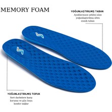 Rahat ve Konforlu M900 Model Ayakkabı Tabanı, Memory Foam, Ortopedik, Boy Yükseltici, Unisex, Mavi