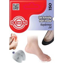 Lavanta Kokulu Kaydırmaz Jel Topuklu Ayakkabı Tabanı Çifti