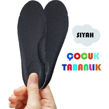 Çocuk Için Siyah Lateks Tabanlık, Konfor ve Koruma Sağlar