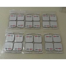 Kablolu Tens Elektrot Pedi 5x5 Cm, 4’lü Paket, 6 Adet Yedek Ürün