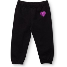 Hellobaby Hellobaby Kız Bebek Eşofman Alt Kalp Baskılı Yok Uzun Paça