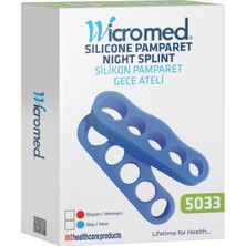 Rahatlatıcı Silikon Gece Ateli, Ayak Parmak Ayırıcı, Mavi ve Kırmızı Seçenek