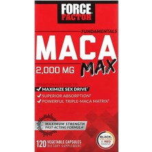 Force Factor Maca Max Maximize Performance Black Maca, Red Maca, & Yellow Maca  2000MG, 120 Cap