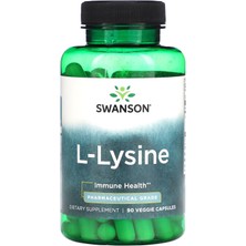 Swanson Swanson, L-Lysine, (Lizin) 500 Mg, 90 Veggie Capsules