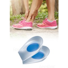 Yumuşak Silikon Topukluk Çift Paket, Rahat ve Destekli Ortopedik Tabanlık