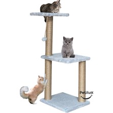Feyza Design Renkli Jüt Ipli Kedi Tırmalama ve Oyun Alanı, Eğlence ve Aktivite Merkezi