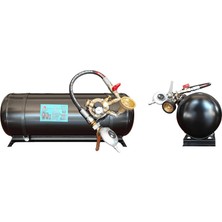 7A Mühendislik Karavan Lpg Tankı Yatay 25 Litre Tak Kullan Hazır Set