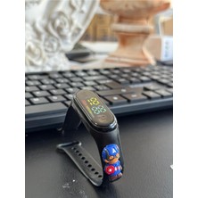 Renkli Figürlü Dijital Çocuk Saati, Dokunmatik Ekran, Su Geçirmez