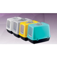 Feyza Design Büyük Kapalı Kedi Tuvalet Kabı, Pratik Temizlik ve Konfor Sağlar