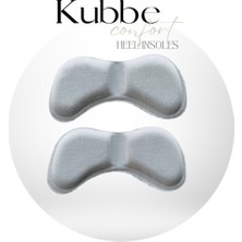 Gri Topuk Yastık Pedi, Vurma Önleyici, Yapışkanlı, Rahat ve Konforlu