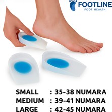 Tam Ortopedik Anatomik Silikon Topukluk, Rahatlık ve Destek Sağlar