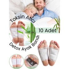 10 Adet Detoks Ayak Bandı, Toksin Atıcı, Sağlıklı ve Doğal Detoks Bantları
