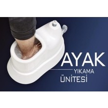 Sağlıklı ve Hijyenik Ayak Yıkama Ünitesi, Pratik Kullanım Kolaylığı Sağlar