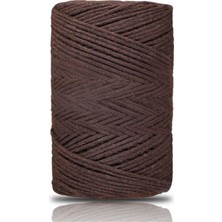 Pamuk Makrome 2 mm Kahverengi
