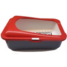 Feyza Design Şık ve Fonksiyonel Açık Kedi Tuvalet Kabı, Hijyenik Kullanım Sağlar