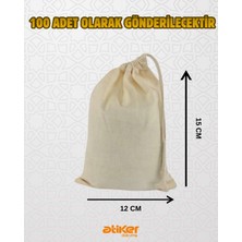 Atiker Dokuma Ham Bez Kese Çok Amaçlı 12X15CM 100 Adet