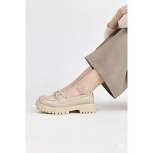 Punto 572454 Kadın Tokalı Günlük Loafer Ayakkabı
