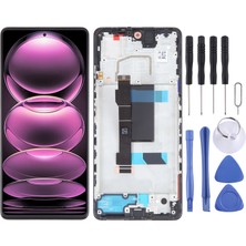 Çelik Pro Xiaomi Uyumlu ‎redmi Note 12 Pro 5g Ekran LCD Dokunmatik Full Çıtalı Tft