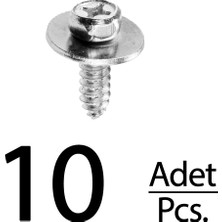 Alpha Auto Part Toyota Peugeot Mercedes Için Trifon Yıldız Vida - 10 Adet