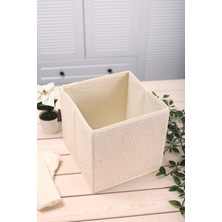 Luxway Home Küçük Havlu Kapaksız Çok Amaçlı Oyuncak Saklama Kutusu 20X20X20