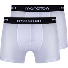 Maraton 2'Lİ Erkek   Beyaz Boxer