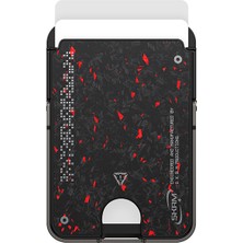 Skinarma Metal Tasarımlı 2 Hazneli Vektor Serisi Magnetik Standlı Kartlık Siyah-Kırmızı