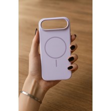 Fabron Apple Iphone 17 Air Uyumlu Magsafe Lansman Kir Tutmaz Silinebilir Içi Kadife Telefon Kılıfı