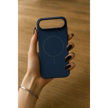 Fabron Apple Iphone 17 Air Uyumlu Magsafe Lansman Kir Tutmaz Silinebilir Içi Kadife Telefon Kılıfı