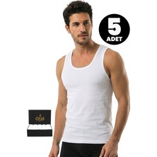 Öts Premium 5’li Erkek Atlet Süprem - Hediye Kutulu, %100 Pamuk, Ultra Yumuşak Kumaş, Rahat Kalıp, Etiketsiz