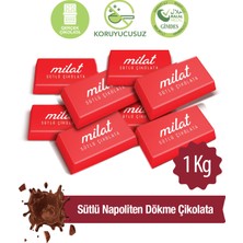 Milat Çikolata Milat Napoliten Dökme Sütlü Çikolata 1 Kg