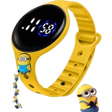 Renkli Çocuk Kol Saati, Su Geçirmez, Dokunmatik LED Ekran, Eğlenceli Tasarım