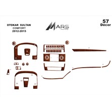 Mars Cockpit Design Otokar Sultan Konsol-Torpido Kaplama 2012-2015 Arası 57 Parça Maun