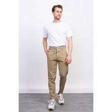 Hardal Ipli Chino Pantolon-Çıtçıt Cep Detaylı