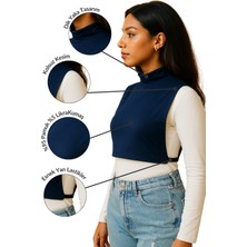 Mirach Dik Yaka Kolsuz Boyunluk Tesettür Boyunluk Sıfır Kol Penye Boyunluk Esnek Rahat ve Konforlu