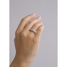 Narin Mücevherat Nar-In Altın Mücevherat Beştaş Beyaz Altın Yüzük 088