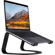 Storemax Twelve South Curve MacBook Için | Masaüstü-Stand Dizüstü Bilgisayar ve Dizüstü Bilgisayarlar Için, Mat Siyah